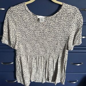URBAN Romantics Monochrome Speckled Blouse